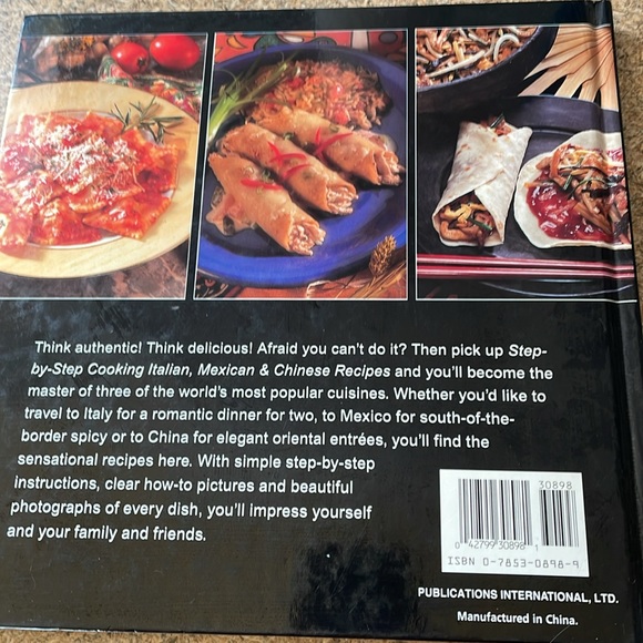 Step By Step Cooking Italian•Mexican And Chinese Recipes 3 Books In One - Picture 2 of 4